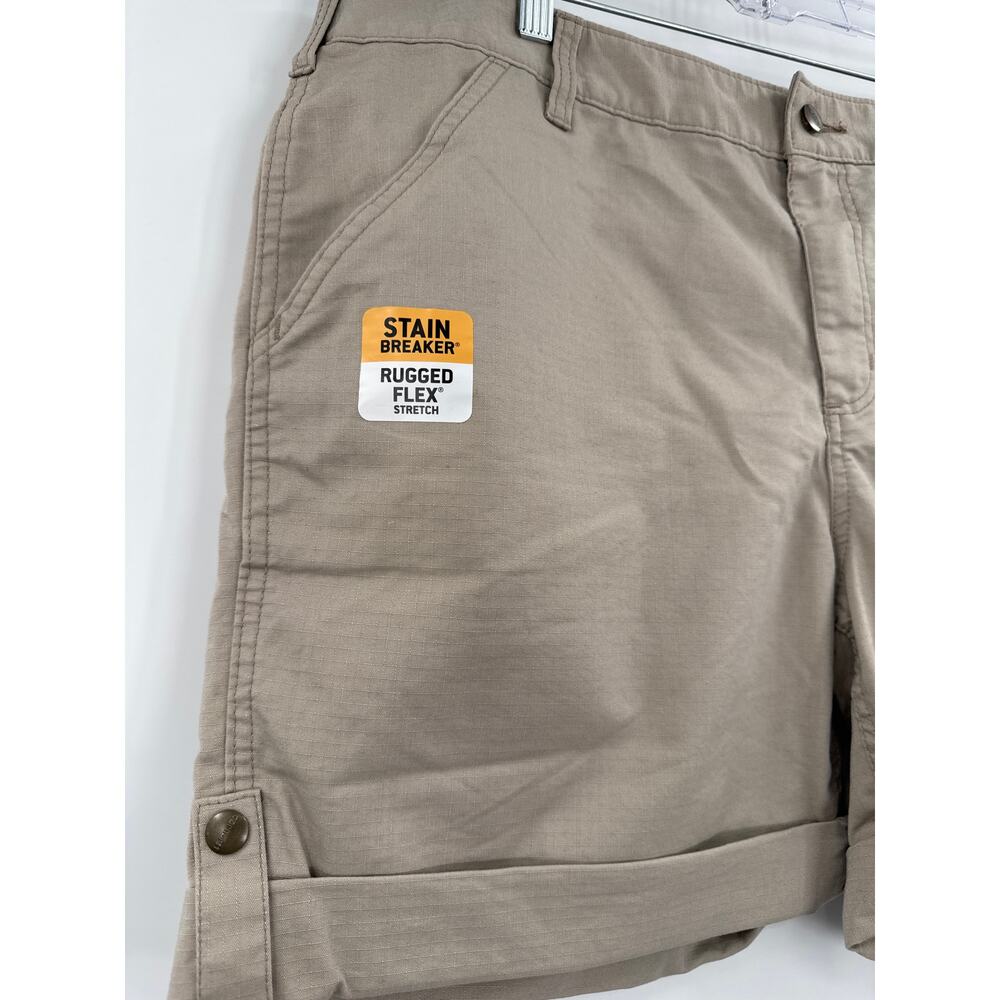 Carhartt smithville original fit light brown shorts size 18 - Picture 2 of 11
